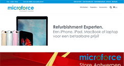 Desktop Screenshot of microforce.be